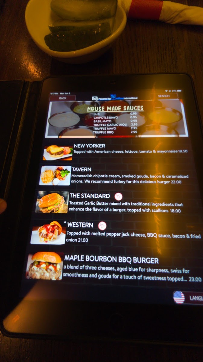 Jackson Hole Burgers Menu - Image 1